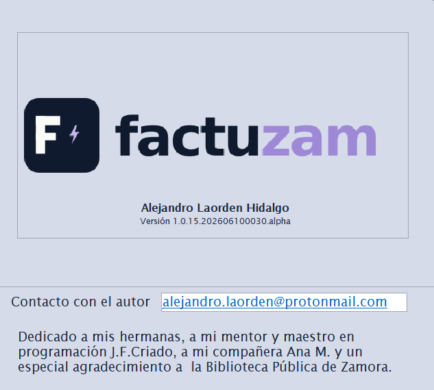Pantalla de presentación